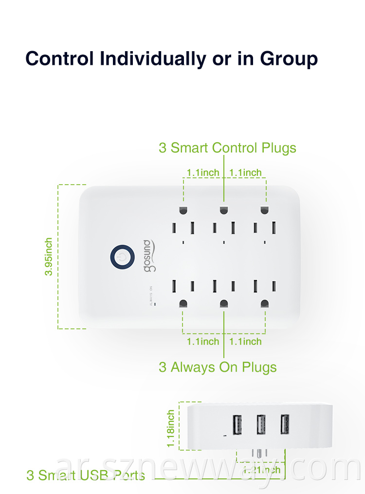 Gosund P2 Wall Outlet